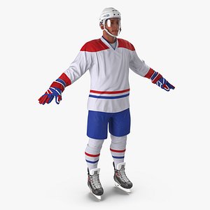 hockey player generic 5 3d model