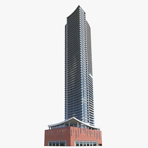 condominiums buildings pbr 3D model