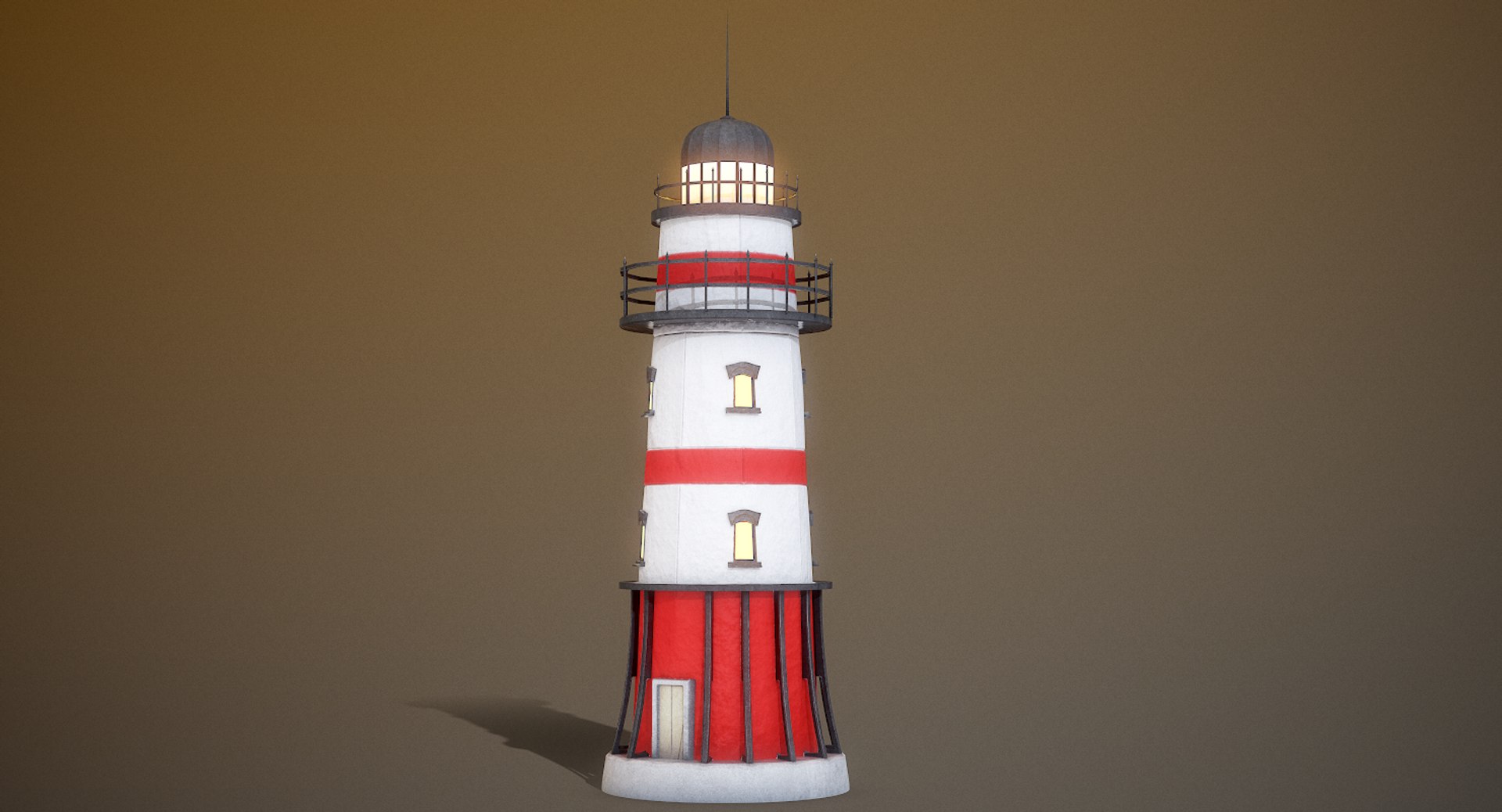 3d Model Light Lighthouse