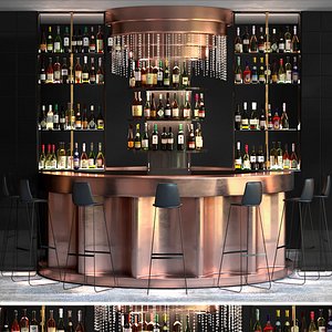 bars pubs 3D model