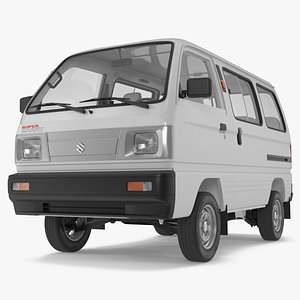 Suzuki Super Carry Passenger Van 3D model