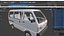 Suzuki Super Carry Passenger Van 3D model