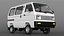 Suzuki Super Carry Passenger Van 3D model