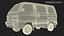 Suzuki Super Carry Passenger Van 3D model