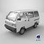 Suzuki Super Carry Passenger Van 3D model