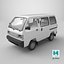 Suzuki Super Carry Passenger Van 3D model