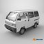 Suzuki Super Carry Passenger Van 3D model