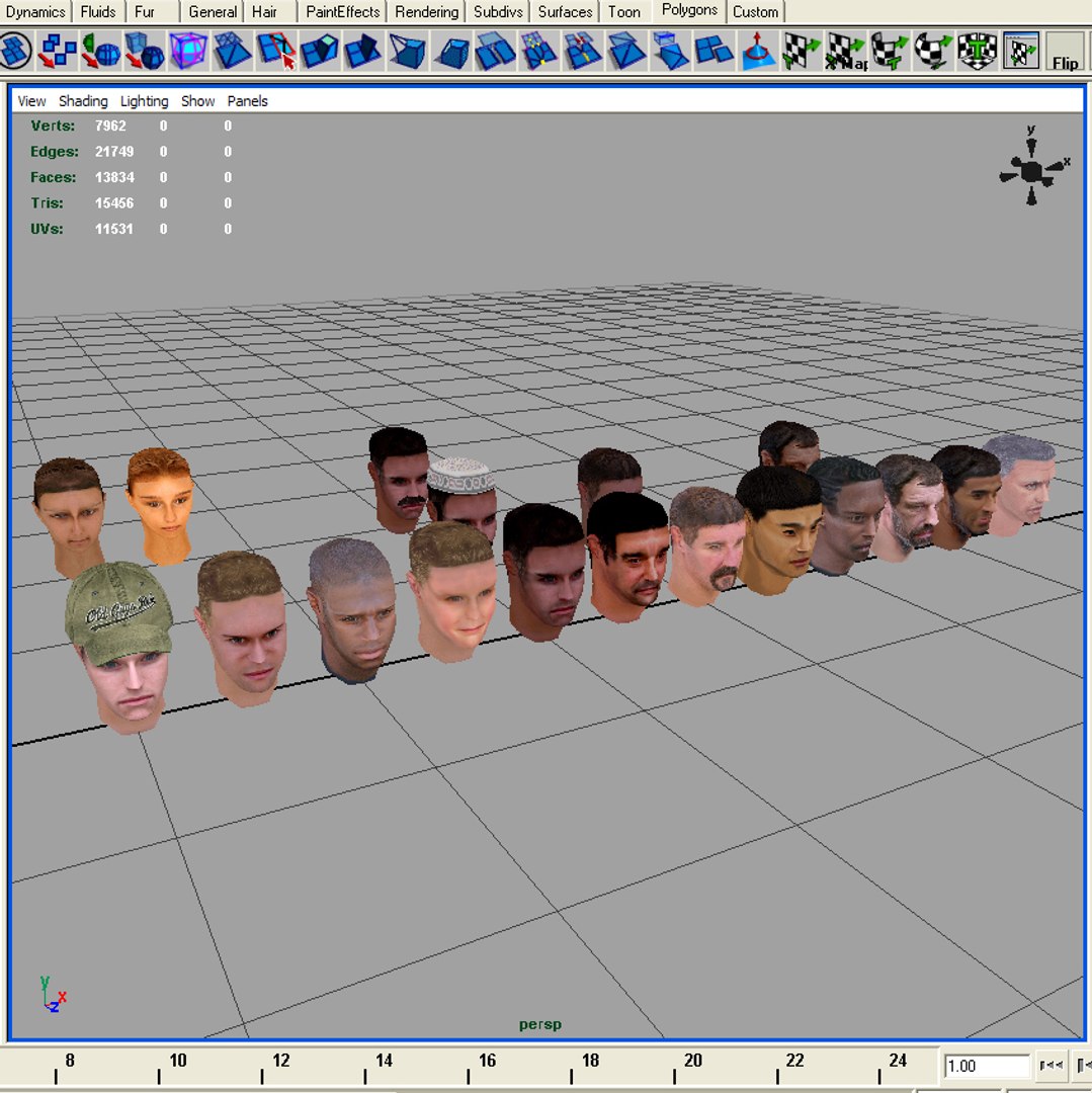 Heads Games Human 3d Model