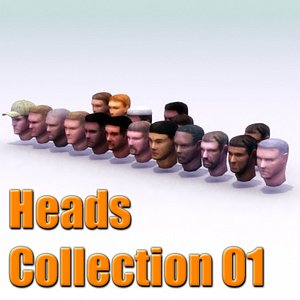 heads games human 3d model