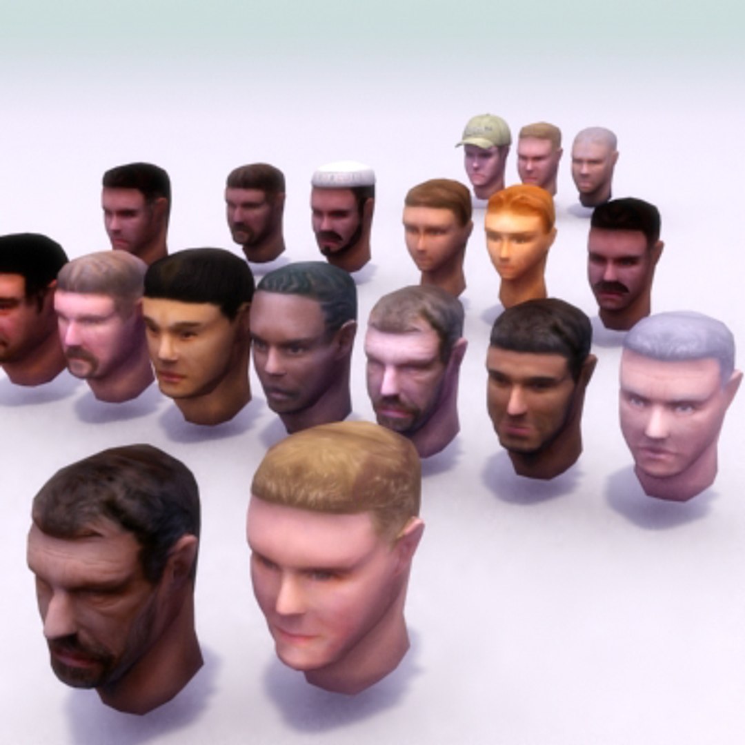 Heads Games Human 3d Model