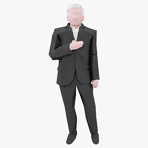 3D man character model