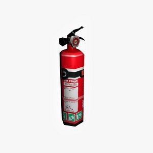 3d extinguisher model