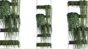 vertical gardening 3D model