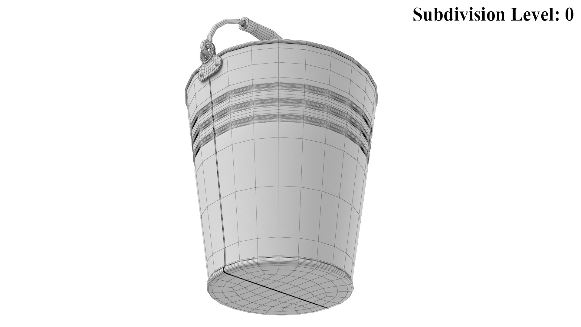 Real Metal Bucket 3D Model - TurboSquid 1622355