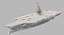 uss john f kennedy 3D model