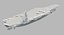 uss john f kennedy 3D model