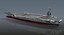 uss john f kennedy 3D model