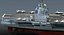 uss john f kennedy 3D model