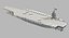 uss john f kennedy 3D model