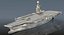 uss john f kennedy 3D model