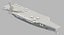 uss john f kennedy 3D model