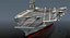 uss john f kennedy 3D model