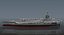 uss john f kennedy 3D model