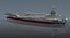 uss john f kennedy 3D model