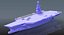 uss john f kennedy 3D model