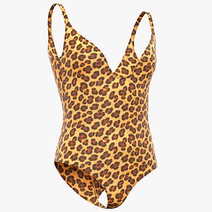 Leopard Bodysuit PBR 3D model