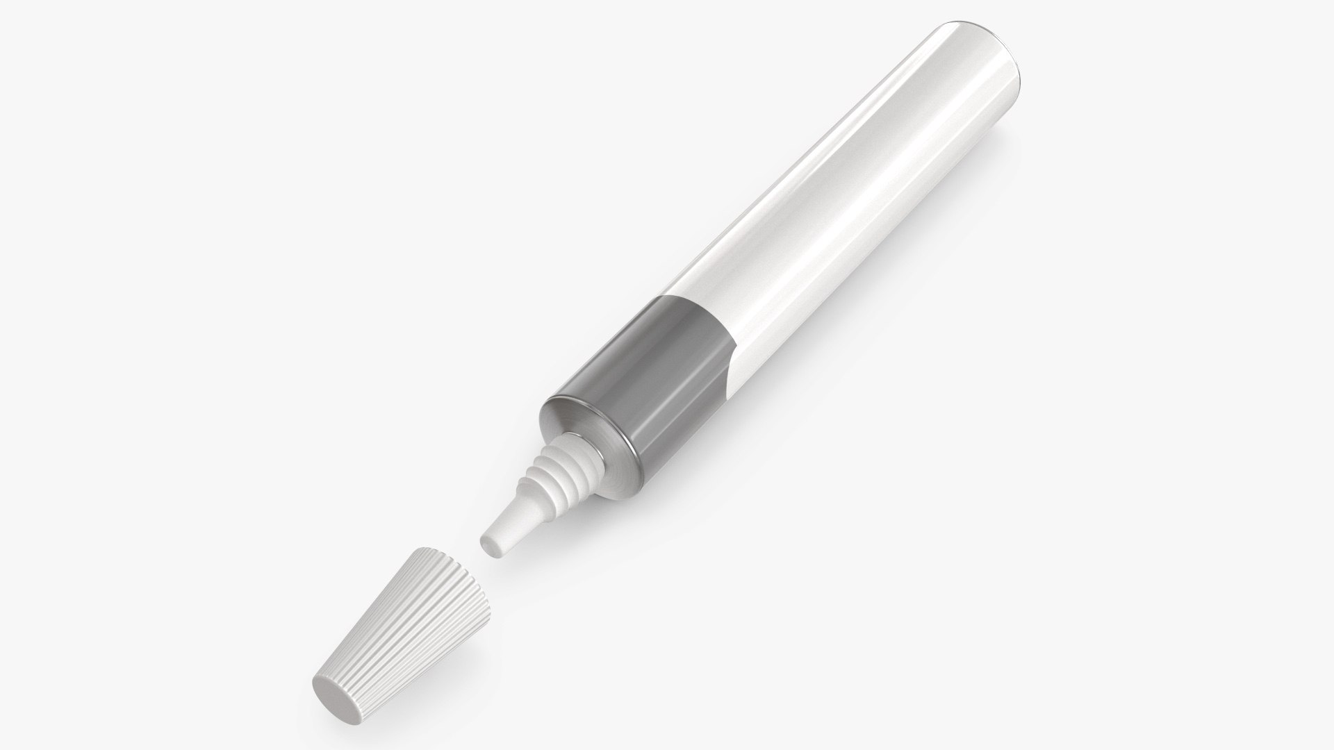 Medical Aluminum Tube 3D model preview