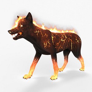 3D model Hellhound Rigged