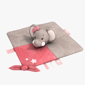 teddy baby elephant 3D model