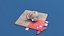 Teddy Baby Elephant  Activity  Toy Doudou bébé jouet activité lowpoly