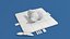 Teddy Baby Elephant  Activity  Toy Doudou bébé jouet activité lowpoly