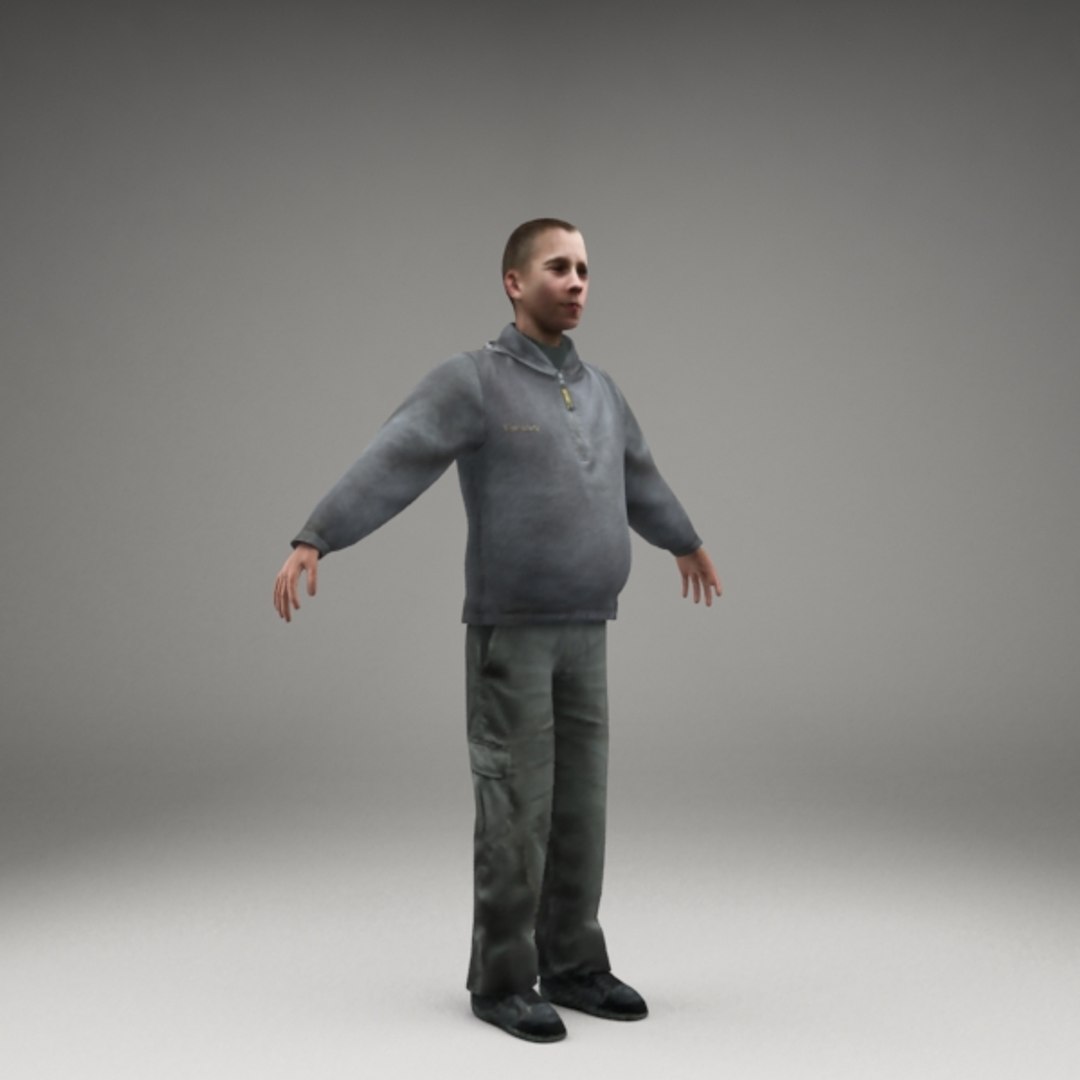 3ds max axyz characters human