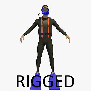 diver basic ik r15 3D