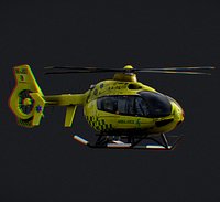 Ambulance Helicopter Airbus H135