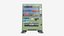3D model Japanese Vending Machine 3D Model Light Green