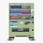 3D model Japanese Vending Machine 3D Model Light Green