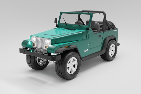 3D 1987 jeep wrangler car model - TurboSquid 1574166