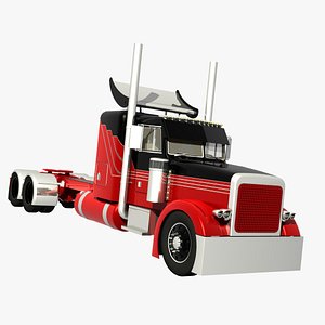 378 truck sleeper 3d model