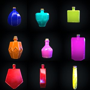 3D Bottle of potion Collection