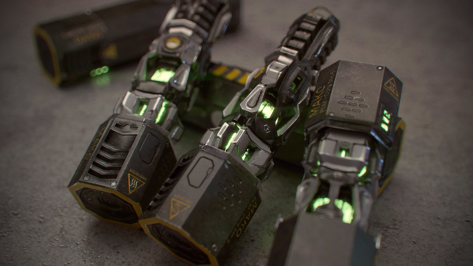 3d Model Energy Core Case Low-poly