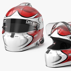 NASCAR Driver Helmet Red