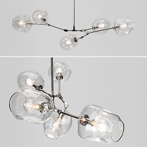 3D branching bubble lamp