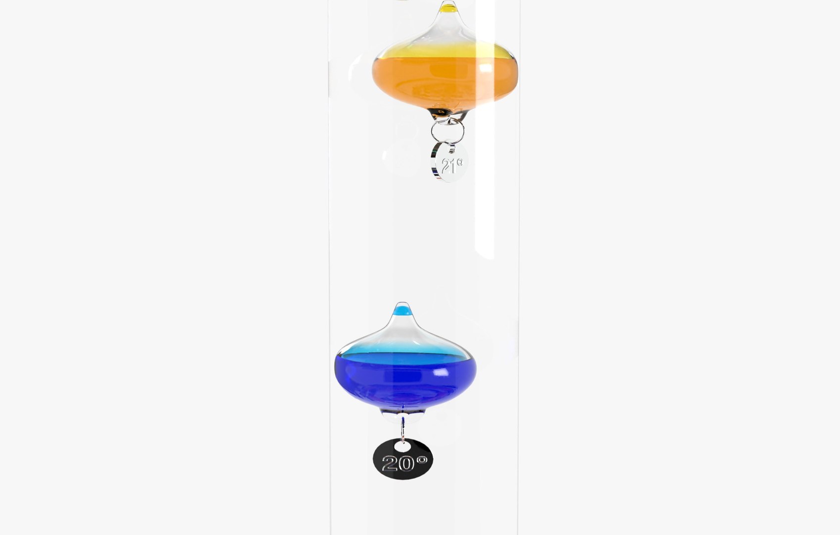 Galilean thermometer indoor 3D model - TurboSquid 1406070