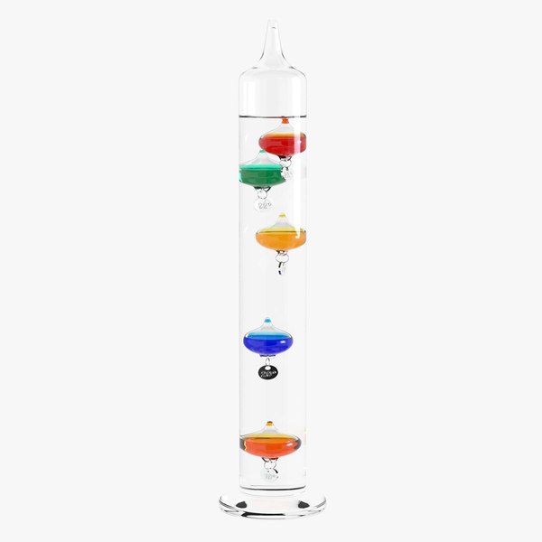 Galilean thermometer indoor 3D model - TurboSquid 1406070