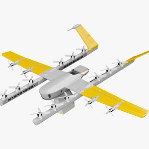 Wing delivery drone 3D