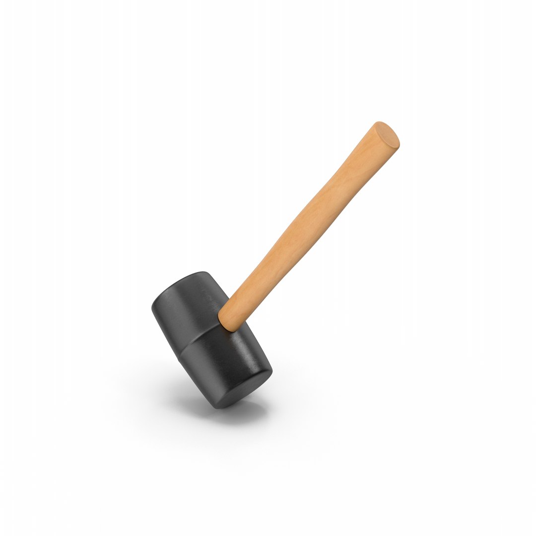 3D Rubber Mallet Model - TurboSquid 1937544